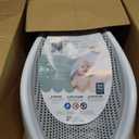 Angelcare Baby Bath Support Bundle, Bath Rinser & Hooded Towel, Gray