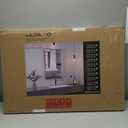 LOAAO 24X36 Gold Bathroom Mirror, Rounded Rectangle Gold Frame Mirror, Brushed Gold Bathroom Vanity Mirror Wall-Mounted, Anti-Rust, Hangs Horizontally or Vertically