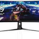 ASUS ROG Strix XG49VQ 49 Curved Gaming FreeSync Monitor 144Hz Dual Full HD HDR Eye Care with DP HDMI Black
