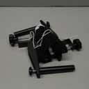 Comesee Professional Table Tennis Ping Pong Net Post Set Strength Screw Clamp with Net Clip Insert, 1.5 Inch Width Grip Holder, Tension and Height Adjustable Easy Set Up (Black)