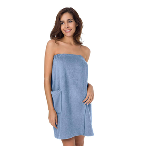 SIORO Bath Shower Wrap for Women Body Towel Wraps Spa Gym Pool Travel Bath Towels with Adjustable Closure & Pockets