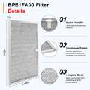 Allure Range Hood Grease Filter BPS1FA30 99010299 by Fetechmate 11-3/4" x 14-1/4" x 3/8" Aluminum Mesh Filter Fit for B-roan QS1 30" N-utone WS1 QS2 Range Hoods Replace S99010305 AP3378953-2 Pack