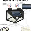 Magnetic RV Light Solar Light with Super Strong Magnet Motion Sensor Lights for Trailers, Campers | Outdoor & Exterior Lighting, RV Porch & Awning Lights, Easy Installation, 2 Pack