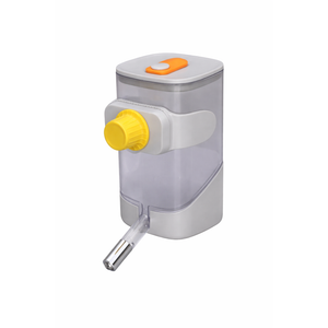 Dog Water Bottle Dispenser, Hanging Pet Water Bottle, grey 10 x 12 x 17.5cm / 3.9 x 4.7 x 6.9in