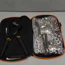 HAPDEN Grommet Tool Kit 1/2 1/4 3/8 Multi-Size Hole Punch, 608 Pcs Heavy Duty Grommets Tool Kit, Eyelets and Grommets for Tarps, Fabric Rings, Leather, Tents, Vinyl