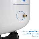 iSpring T55M 5.5 Gallon Residential Pre-Pressurized Water Storage Tank for Reverse Osmosis (RO) Systems , White