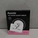 Auxmir 2026 Upgraded 30X Magnifying Mirror with Light, Makeup Mirror with 2-Level Lights, Portable Magnifying Mirror Suction Cup and Tweezers, 360 Swivel, Vanity Bathroom Mirror for Home Travel