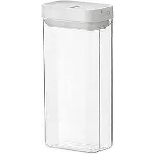 Pasta Container 1200ml Large Airtight Noodle Storage Canister with Lid Food-grade Plastic Pantry Organizer for Kitchen and Dry Pasta Storage