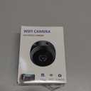 Secret Camera Spy Camera WiFi Home Security Camera Mini Hidden Camera Video Recorder Night Vision Live Feed Playback Phone App Control Nanny Cam Pet Camera (Black)