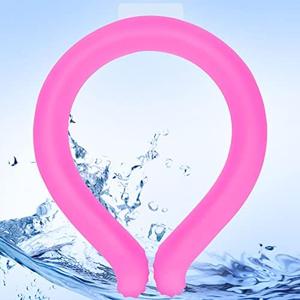 Outworks(Rose Pink) Reusable Neck Coolers for Hot Weather, Long Lasting Cooling Neck Ice Pack, Instant Cooling Refresh for Hot Flashes, Set of 2