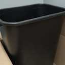 Rubbermaid Commercial Wastebasket Trash Container, 41QT/10.25 GAL, Plastic, Black, Stackable Trash Can for Bedroom/Bathroom/Office, Fits Under Desk/Sink/Cabinet