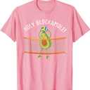 Holy Blockamole Volleyball Cute Funny T-Shirt (Small, Black)