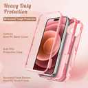for iPhone 16 Plus Case - Compatible with MagSafe Women Girls Cute Magnetic Plustective Phone Cover Cat Flower Fashion Heavy Duty ShockPlusof Funda for Apple 16 Plus Cases