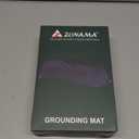 Grounding Mat for Bed,Energy Mat Grounding Pad for Sleeping, Relieve Stress,Improves Sleep,Anti-Static Mat,Anti-Slip Ground Mattress with 15 Feet Cord and Test Pen (Dark Black,King Size:74"x26.5")