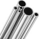 300mm 304 Stainless Steel Tube, 3mm 4mm 5mm 6mm 10mm 12mm OD 0.5mm/1mm Wall Thick Seamless Straight Metal Pipe Tubing for Construction/Machining/Crafting [Set of 6 Sizes]