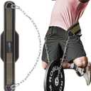 LARA STAR Dip Belt for Weightlifting, Weight Belt for Pull-Ups, Powerlifting, Squats, and Bodybuilding – Heavy-Duty Steel Chain, Neoprene Support, Lifts up to 650 lbs.