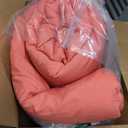 Bedsure Twin Comforter Set - 5 Pieces Coral Twin Bedding Set for All Seasons, Boho Contrasting Design Bed in a Bag with Comforter, Sheets, Pillowcase & Sham