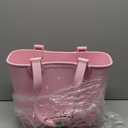 Simple Modern Medium Beach Bag | Waterproof Getaway Rubber Tote with Zipper Pocket for Travel, Pool, Boat, Groceries, Sports | Blush