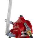 Fill-Rite FR152 Piston Hand Pump with Hose & Nozzle Spout, Red
