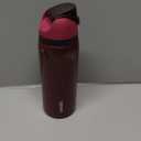 Owala FreeSip Insulated Stainless Steel Water Bottle with Straw, BPA-Free Sports Water Bottle, Great for Travel, 32 Oz, Black Cherry