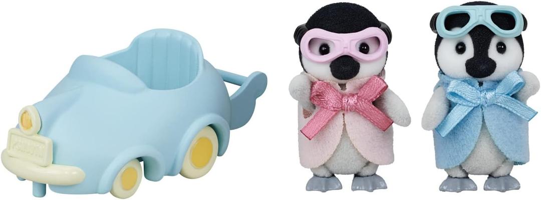 Calico Critters Penguin Babies Ride 'n Play - Doll Playset 