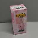 3D Puzzles Vase for Adults, Crafts for Adults, Gifts for Mom, 160 Pieces Plastic DIY Unique Flower Vase with LED Light House Warming Gift Birthday Gifts for Flower Arrangements and Home Decor (Pink)