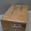 RUSTOWN Fluted Bathroom Wall Cabinet with 2 Doors, 3-Tier Modern Farmhouse Medicine Cabinet, Over The Toilet Storage Cabinet with Adjustable Shelf and Towel Bar(White, Small)