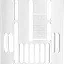 Spa Waterfall Grate, Clear Hot Tub Filter, Replacement for Aqua-Rest Spas & Dream Ma-ker, Replace 408708/308708-2015 - 15 Oval Holes Effectively Manage and Regulate Water Flow