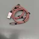 etguuds USB to USB C Cable 2ft, 2-Pack USB A to Type C Charger Cord Fast Charging for Samsung Galaxy A17 A16 A15 A26 A36 A56, S25 S24 S23 S22 S21 S20 S10 Note 20, for iPhone 17 16 15, Moto, Pink