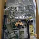 47 Pieces Military Base Set, Army Men Playset with Vehicles Accessories, Soldier Army Men and Play Map, Mini Army Toy Tank, Warplane, Helicopter Playset Plastic Christmas Toys Gifts for Kids Boys