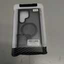 Compatible with Samsung Galaxy S23 Ultra Case with Magnetic Ring Stand, Military Drop Protection, Anti-Scratch/Anti-Fingerprint Translucent Matte Case for Samsung S23 Ultra (Black)