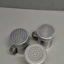 CUSINIUM [Set of 3] 10oz Stainless Steel Dredges With Handle - Fine Mesh + Medium Holes + Large Holes (For Coarse Seasonings)