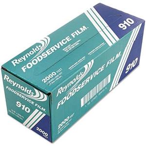 Reynolds 910M 2000' Length x 12" Width, Metro Line PVC Food Wrap Film