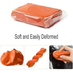 IPELY 3 Pack 100g Car Clay Bar Premium Grade, Orange Auto Detailing Magic Clay Bar Cleaner for Car Wash Car Detailing Clean Orange
