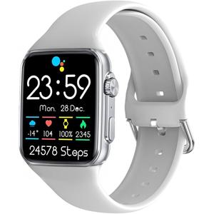 Smart Watch for Men Women 2.09" Smartwatch Fitness Tracker with Sport Modes, Monitor Blood Oxygen, Heart Rate, Sleep and Answer/Make Calls with Ease Compatible iOS Android Phones (White)