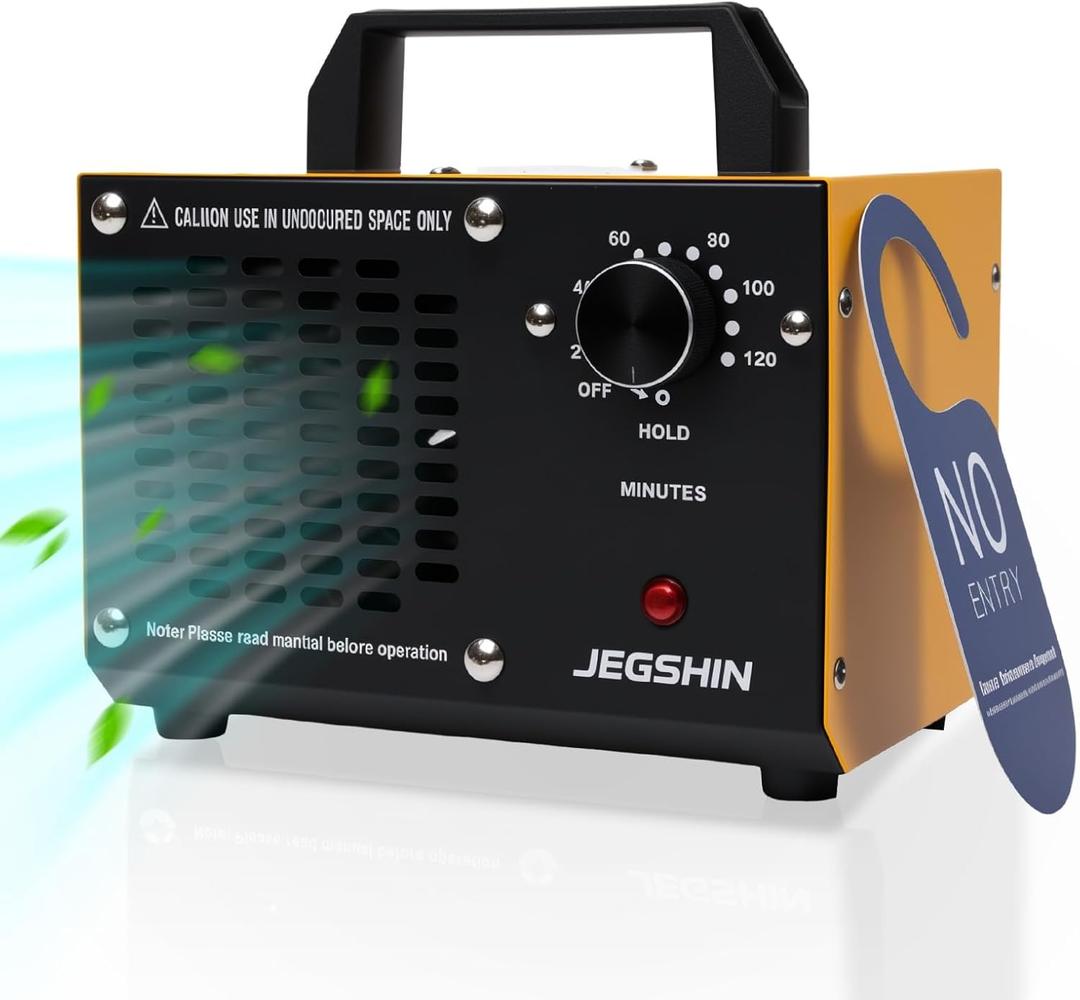 Generator 80,000mg/h, High Capacity Odor Eliminator Portable Ozonator for Home/Car/Pet/Basement Odor Suitable for Spaces up to 7,000 Square Feet