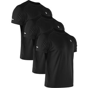 NELEUS Men's Dry Fit Mesh Athletic Shirts, Pack 3