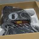 MERACH Under Desk Elliptical Machine, Leg Exerciser While Sitting for Seniors with Remote Control & 12-Speeds, Quiet Portable Electric Seated Pedal Exerciser Machine for Home Office