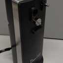 Davivy Electric Can Opener, One Touch Lid Opener, Removable Stainless Steel Cutter and 3-in-1 Design, with Sharpener and Bottle Opener (Black)