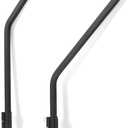 ALMULOO RV Handrail Compatible with Any Generation 3 Triple Or Quad Solid Step for 5th Wheel Rvs Travel Trailers Steel 3 or 4 Step Rails for RV Stairs, No Drilling Required