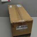 Set of 2 Industrial Touch Control Table Lamps with 2 USB Ports and AC Outlet - 3-Way Dimmable Gold Bedside Lamp Nightstand Desk Lamps for Bedroom Living Room, Amber Glass Shade & 2 LED Bulbs Included