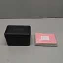 Olivo 4x6 Index Card Holder Box with 100 Cards Dividers Tabs 4"x 6", Black