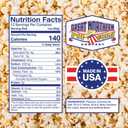 12oz Popcorn Machine Popcorn Packets - All-in-One Movie Theater Style Popcorn Kernels, Salt, and Oil Packs by Great Northern Popcorn (24 Case) Best By 06/29/28
