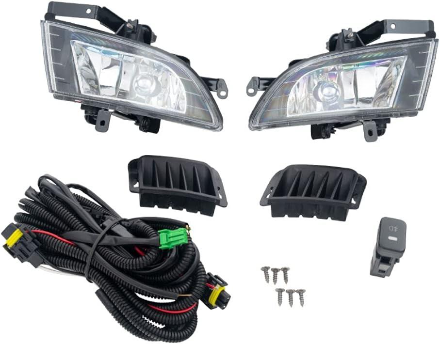 Fog Light Assembly Compatible with 2006-2008 Hyundai Sonata Fog Lights Lamps with Assembly Set L&R Side