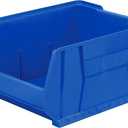 Akro-Mils 30289 Super-Size AkroBins Plastic Storage Bins, Space-Saving Stackable Bins for Garage, Classroom, Warehouse Organization, 24" L x 18" W x 12" H, Blue, 1-Pack