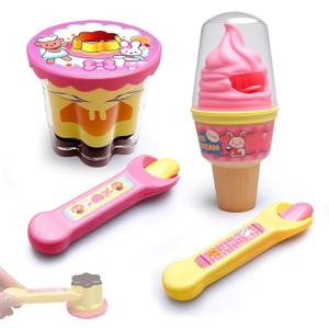 2 Pcs Pudding Feeding Toys for Dolls & Ice Cream Toy, Pudding Toy with Spoon & Ice Cream ToyPretend Game Food Doll Food Set, Lifelike Feeding Experience for Doll Feeding & Role Acting