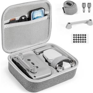 FPVtosky Mavic Mini 4K Case, 5-IN-1 Hard Travel Storage Bag Accessories Kit, Includes 1 Pair of Rocker, Joystick Protector, Propeller Holder& Digital Sticker for DJI Mini 4K/Mini 2/Mini 2 SE
