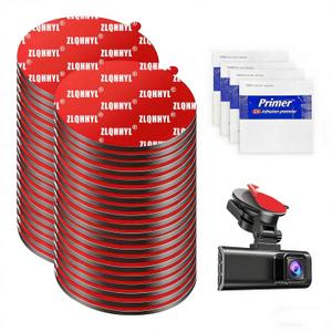 Double Sided Adhesive Pads Heavy Duty, Extreme Mounting Tape, No Residue No Damage Waterproof Heat Resistant, Suitable for Home, Car, and Outdoor Use, Includes Adhesion Promoter (Round-40pcs-2in)