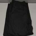 GRAPENT Casual High Waist Wide Leg High Waisted Pants for Women Slacks for Women High Waisted Elastic Waist Pull On Pants Color Black Large Size 12 to 14