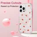 Magnetic Case for iPhone 14 Pro, Compatible with Magsafe, Cute Cherry Aesthetic Phone Case Protective Cover for Women Girls